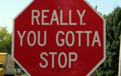 Stop Signs: AKA Running Through My Life